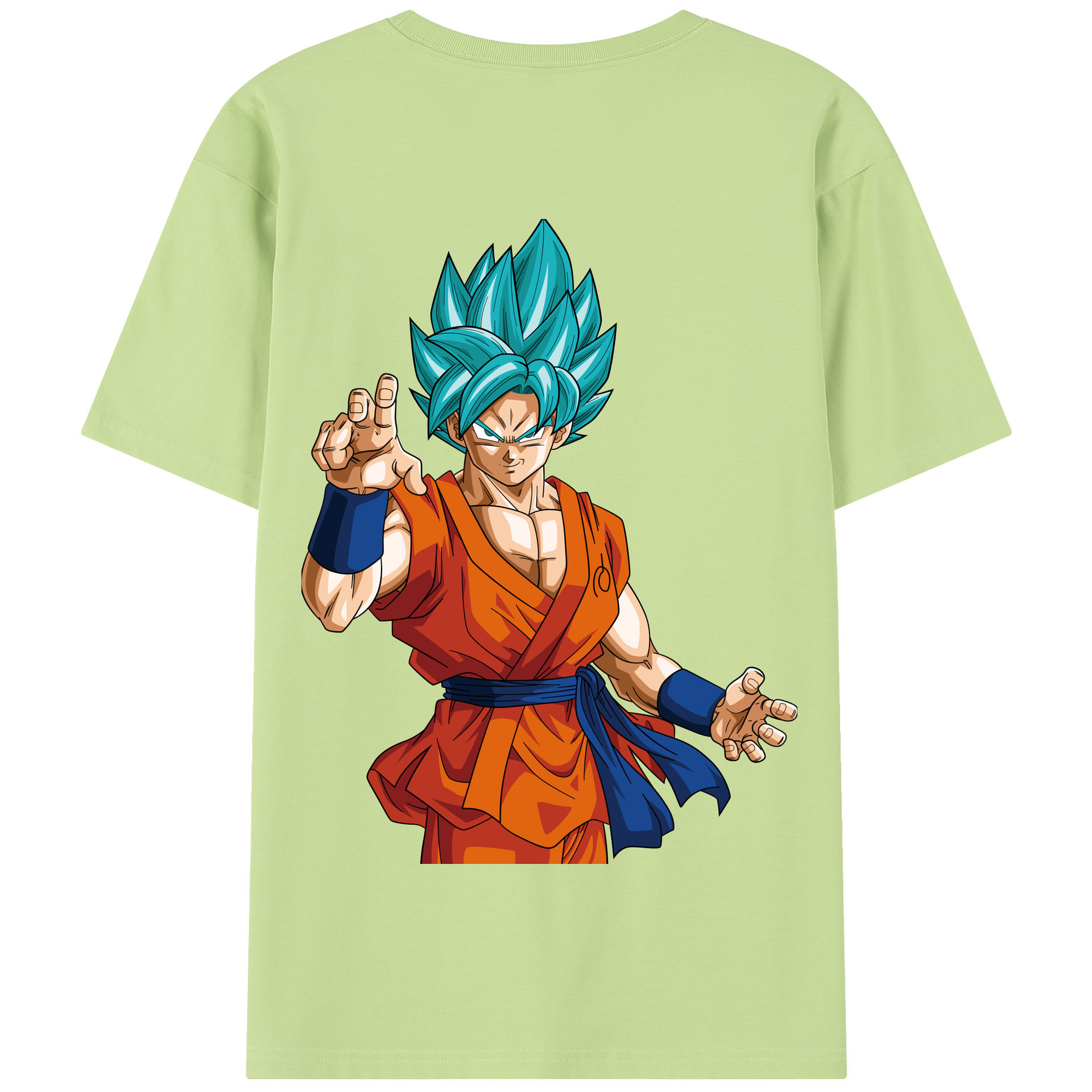 （画像用） ドラゴンボール 孫悟空（そん ごくう）Son Goku カカロット DRAGON BALL Kakarotto 綿100％半袖Tシャツ（背面プリント）